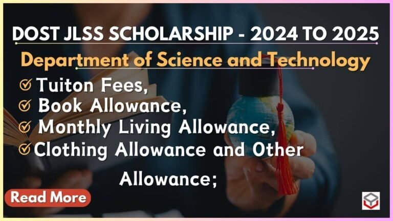 DOST JLSS Scholarship | Apply Now