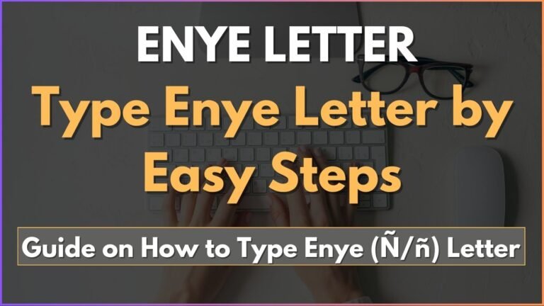 Enye Letter Ñ – Enye Small, Enye Big | Enye Copy Paste