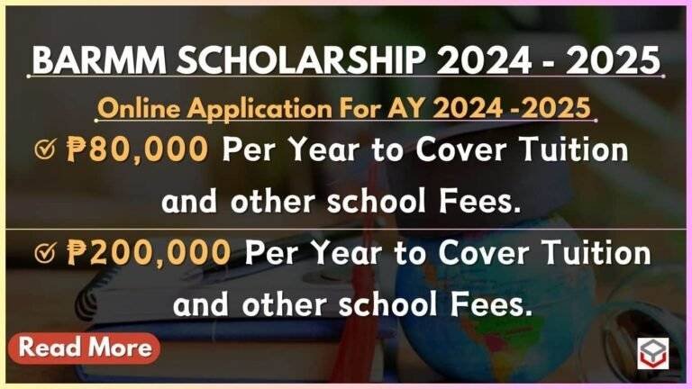 BARMM Scholarship 2024 Online Application Requirements