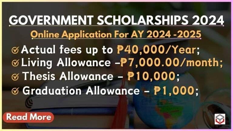 Government Scholarship in the Philippines | Apply Now