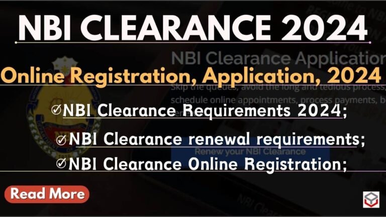 NBI Clearance – Online Registration, Application, Renewal