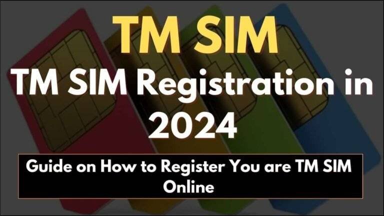 TM SIM Registration – Sim Registration TM in 2024