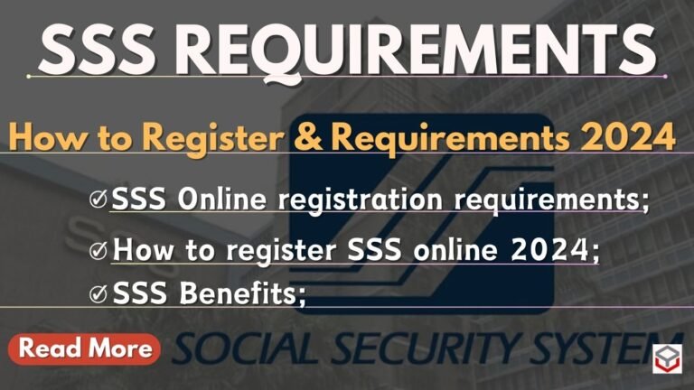 SSS Online – How to Register and Requirements